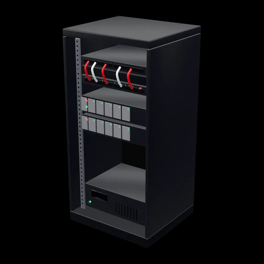 Netzwerkschrank & Patchpanel