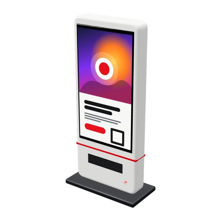 Digitale Werbestele